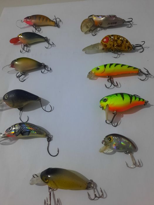 Voblere pentru clean, păstrăv  și  biban.