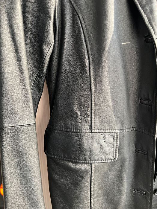 Дамско 3/4 манто,естествена кожа