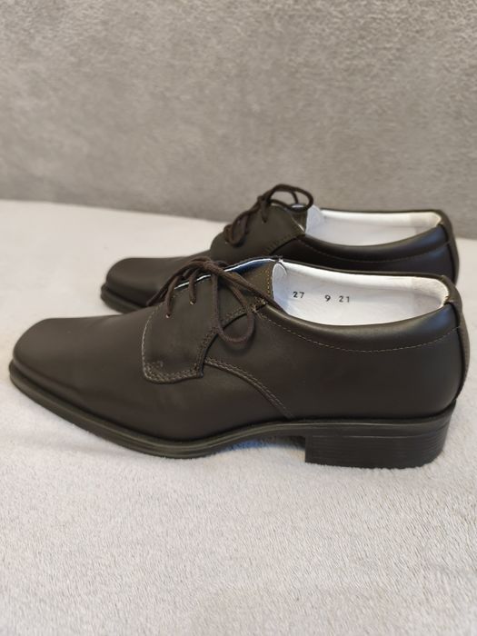 Pantofi piele maro , măr.41