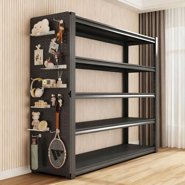 Temir polkalar — har tokcha 50 kg ko‘taradi/Ombor uchun metall stellaj