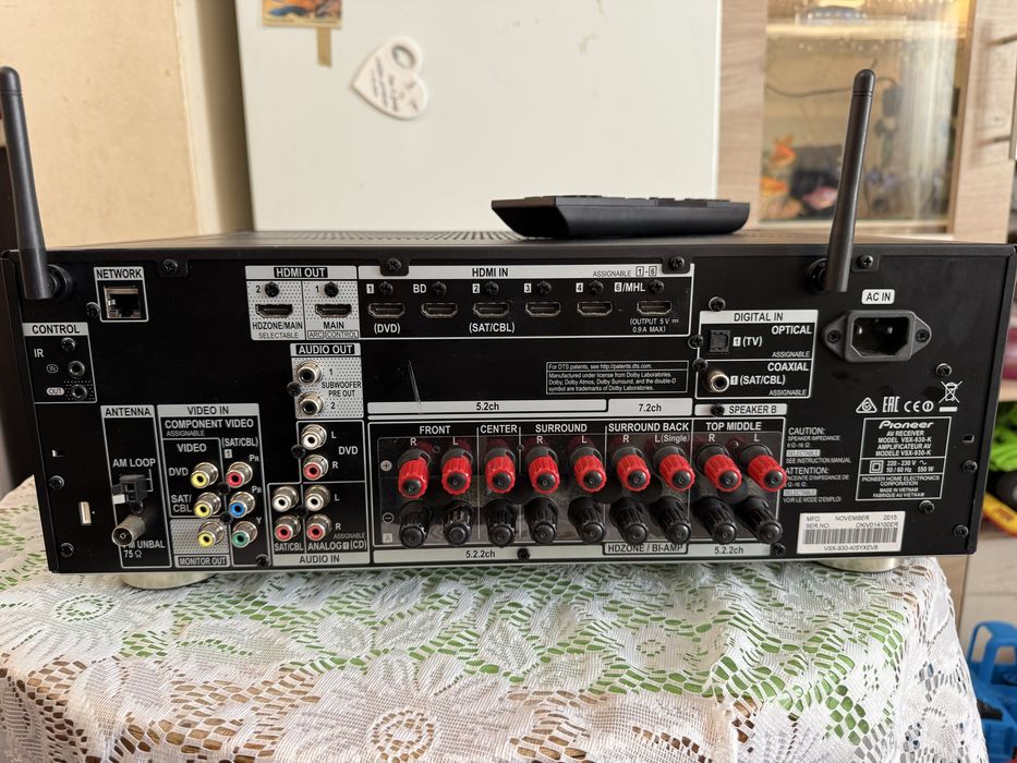 Pioneer VSX-930 Bluetooth Wi-Fi