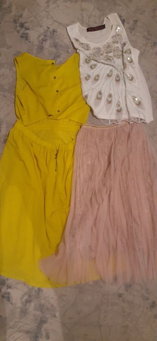 Женские вещи По 50 тыс.44-46.Спрафаны ,платья  юбки,майки ,штаны