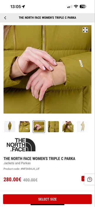 Яке The north face