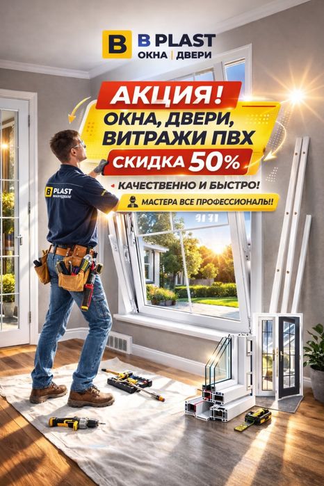 пластик окно и витраж