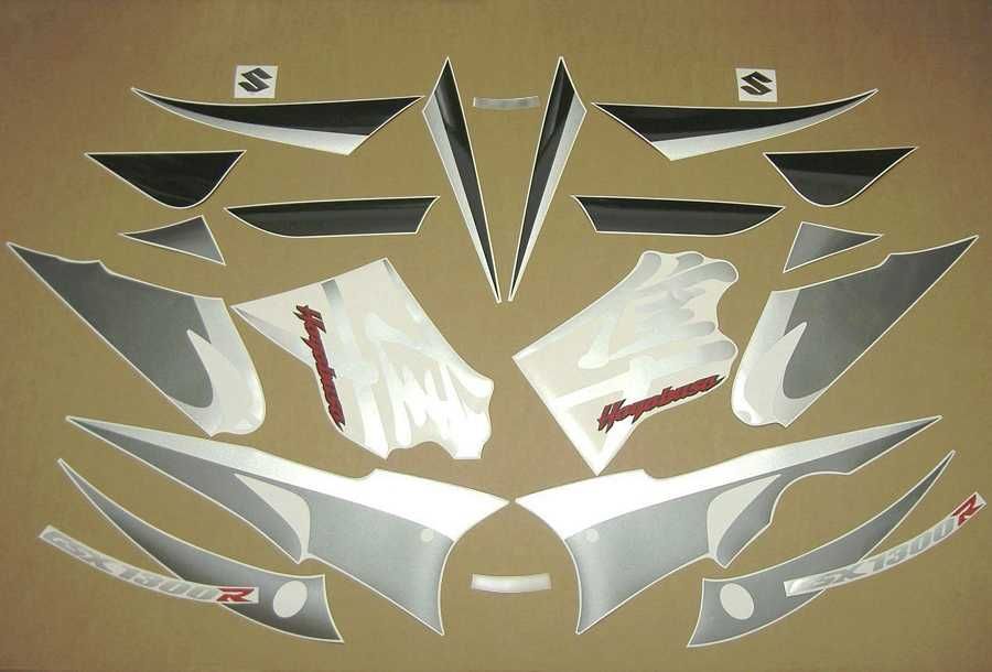Стикери Сузуки 1300 Hayabusa 2005-2006г лепенки Suzuki Хаябуса графики