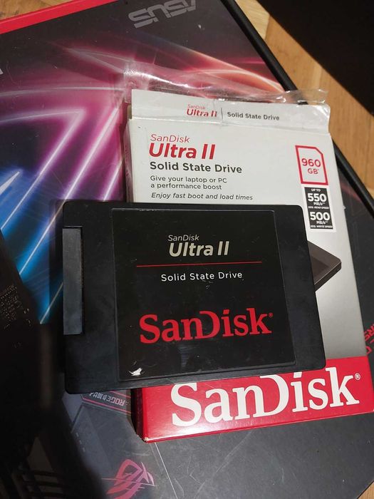 1TB SSD - SanDisk Ultra II , Samsung 860 Evo