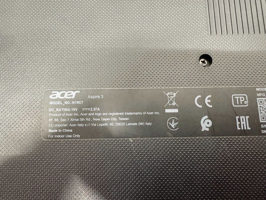 Лаптоп - Acer Aspire A315-42 N19C1, 3200U, RAM 4GB DDR3, SSD 256GB/ L2