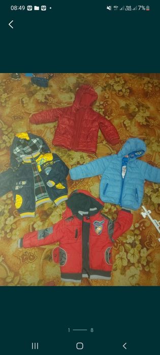 Куртки на возраст 4-5 лет