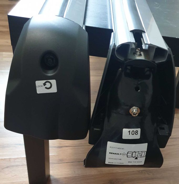 Bare portbagaj Dacia Logan 3, Sandero 3 / ALUMINIU AERO EDGE / NOI