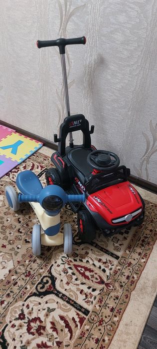 Машинка каталка и велопед