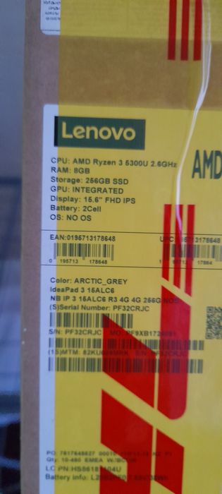 Ноудбук ldeaPad 15ALC6