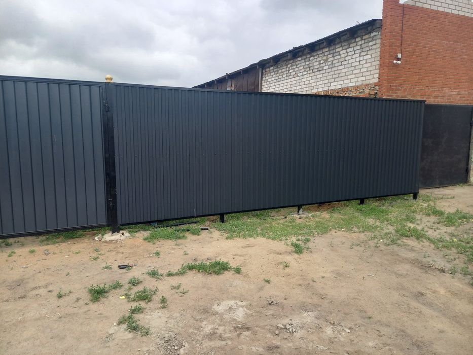 Заборы ворота проф лист  сайдинг качественные