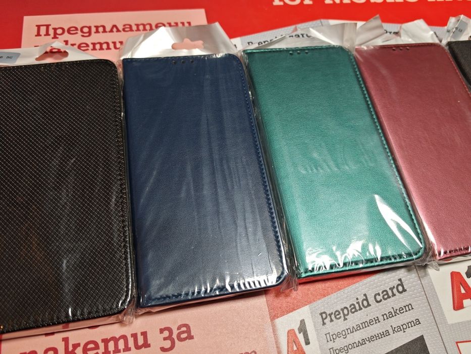 Samsung Galaxy A16 , S24FE калъф тип тефтер със силиконово легло