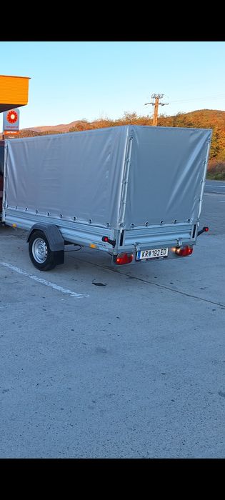 Remorcă 1300 kg cu frână pe proțap