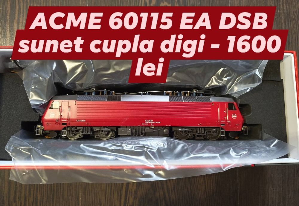Locomotive trenulet electric scara ho piko roco Acme digitale sunet