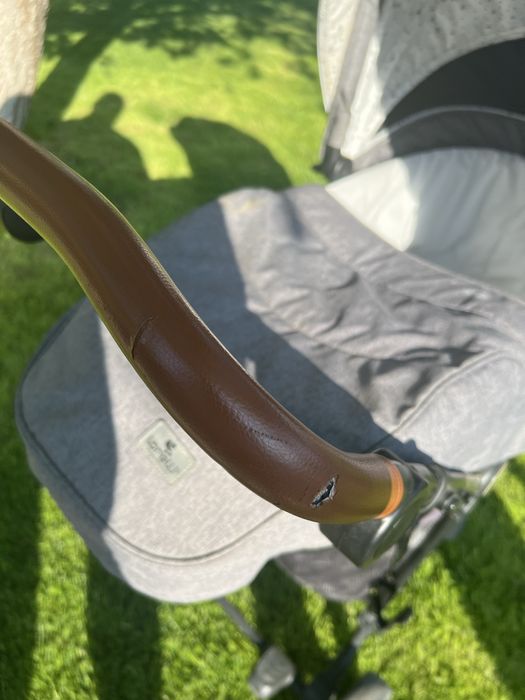 Бебешка количка LORELLI Premium Комбинирана количка 3в1 CRYSTA GREY