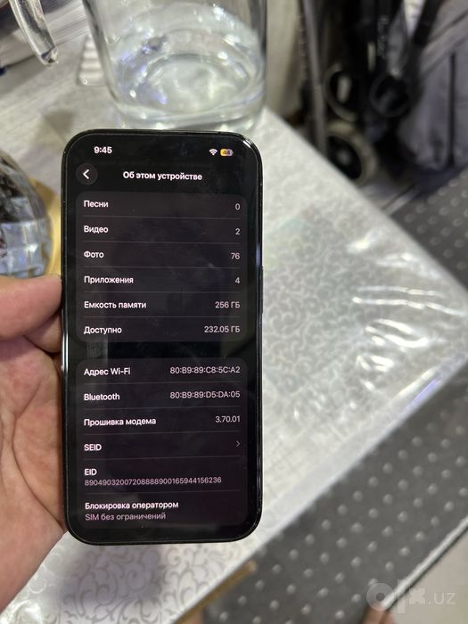 Iphone 15 pro 256 GB