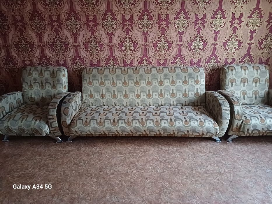 Диван с 2 креслами