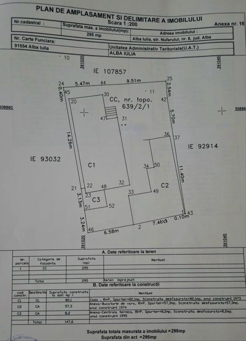 Vand casa zona centru