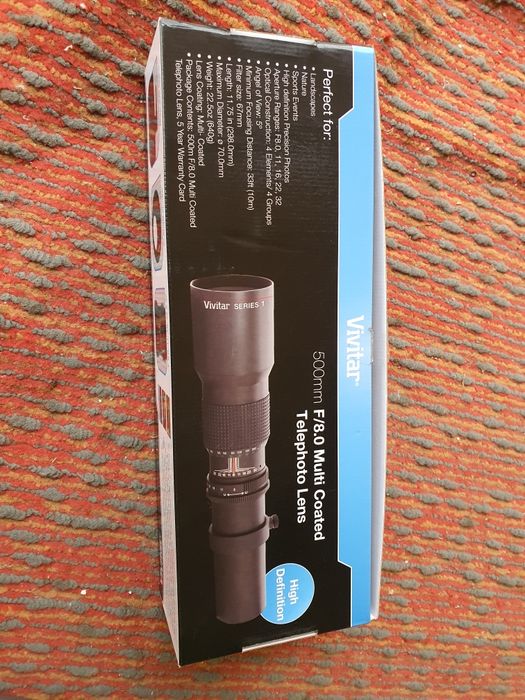 Vivitar 500 mm sotiladi
