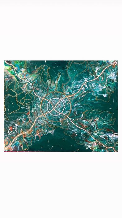 Tablou abstract handmade