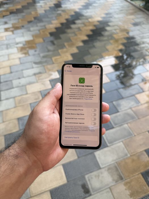 Iphone xs ayfon xs 64gb GOLD tel ideal sotiladi aybi yo face ishlidi