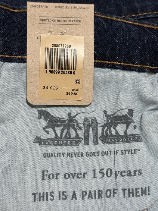 Продаются новые мужские джинсы Levi’s