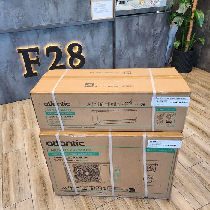 Amanet F28:  Aer conditionat AC Atlantic Murao Premium + Smart Blanc NOU (L)