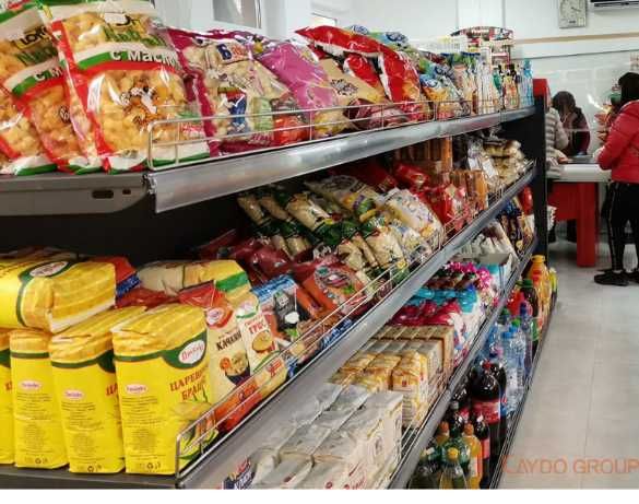 Магазинен стелаж, регал, щанд тъмно сив , матов RAL 7016