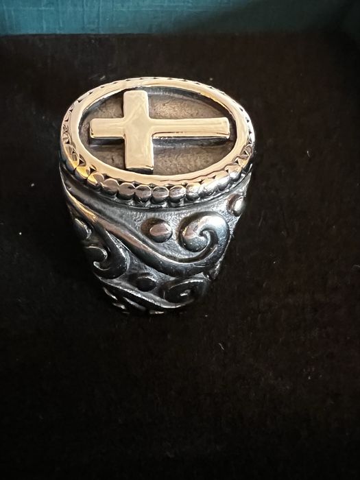 Ghiul cu cruce din  Argint ștantat 925