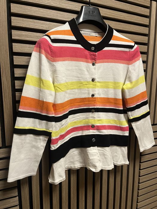Karen Millen : Striped Knit Premium Cardigan -размер 4/ S-М Оригинал