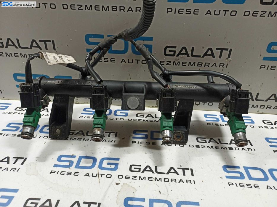 Rampa Injector Injectoare Peugeot 307 1.6 i Benzina 2002 - 2008 Cod 9655833580 01F023 29492 [X3714]