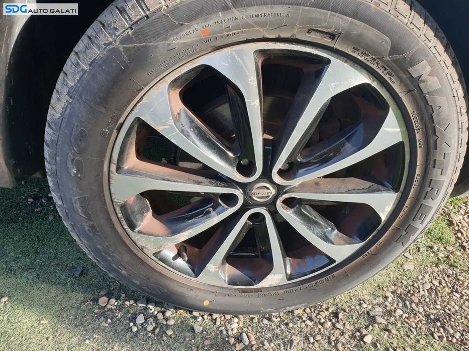 Janta Roata Rezerva Aliaj 215 55 18 R18 cu Anvelope Vara An Dot 2022 Nissan Qashqai J10 2007 - 2013 [C8595]