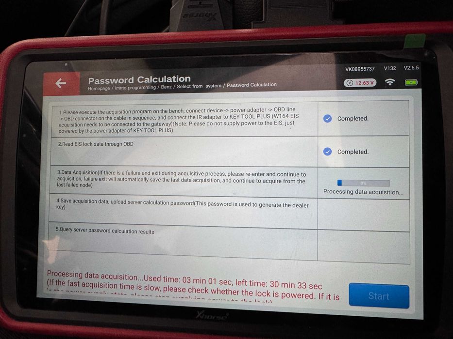 XHORSE MB захранващ адаптер директно на автомобила