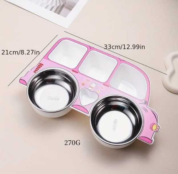 Детская посуда с мультяшным дизайном