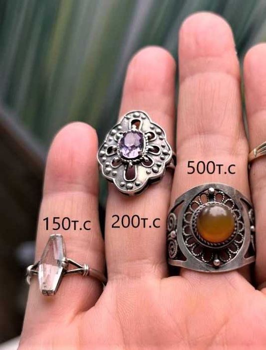 Кольца серебро 875 проба СССР