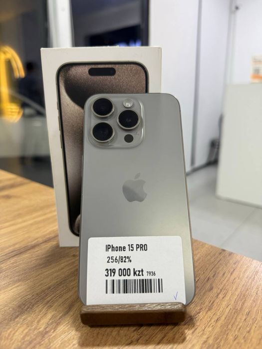 iPhone15Pro•256GB/82Titanium Айфон15Про•256ГБ/82%Титан