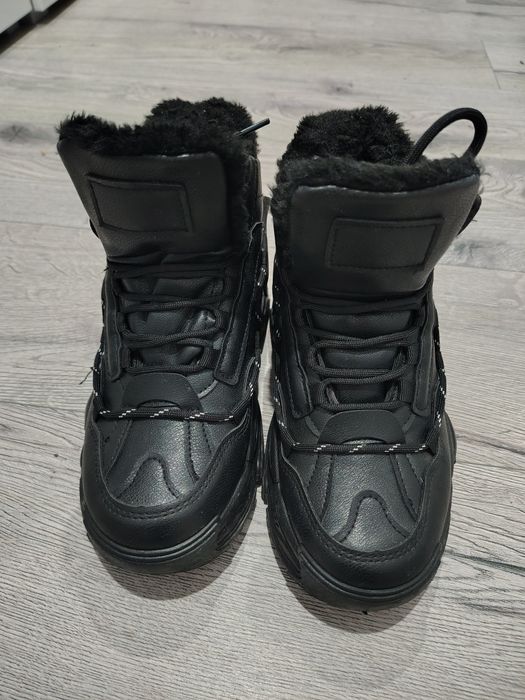 Bocanci îmblăniți stil adidas unisex