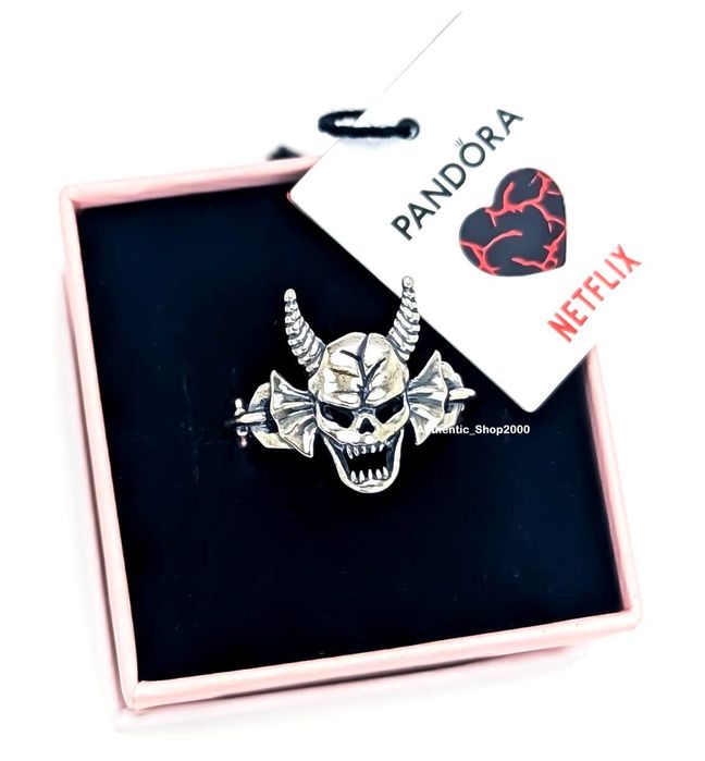 pandora & netflix  кольцо серебро 925
