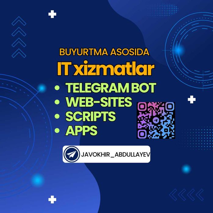 Professional Sayt va Telegram Bot | Biznesingizni Raqamlashtiring!