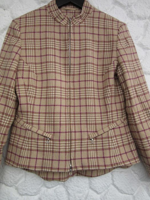 Sacou carouri crem fermoar OUI pantaloni maleta