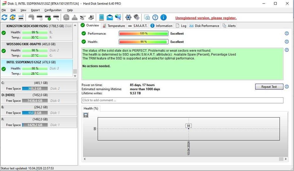 SSD Intel 670p, 512GB, M.2 PCIe 3.0 x4
