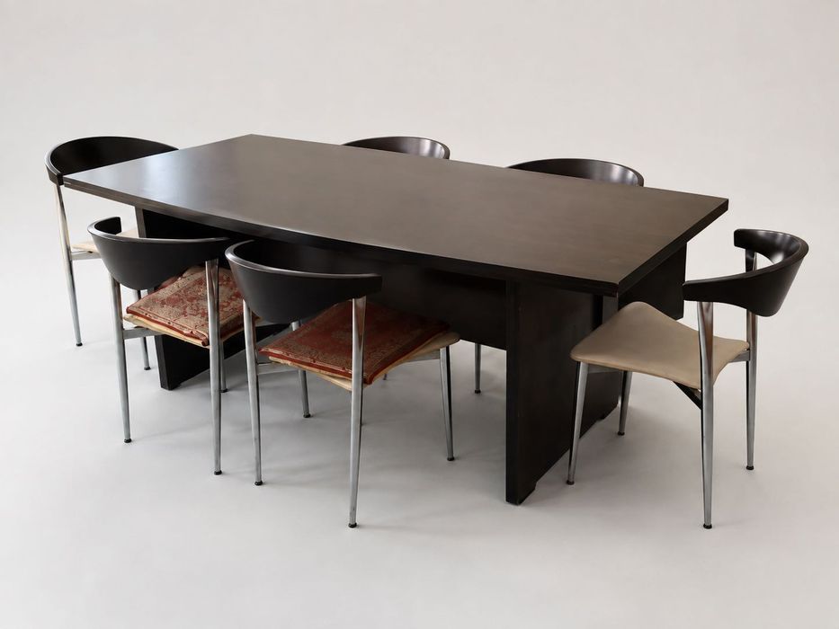 Masă de dining cu 5 scaune – set complet