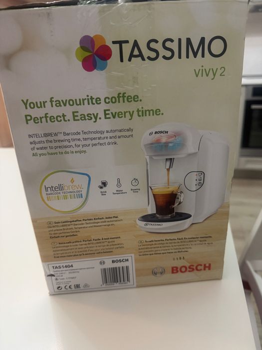 Espressor Bosch Tassimo Vivy 2 – ca nou, folosit de 2-3 ori, cu cutie originală