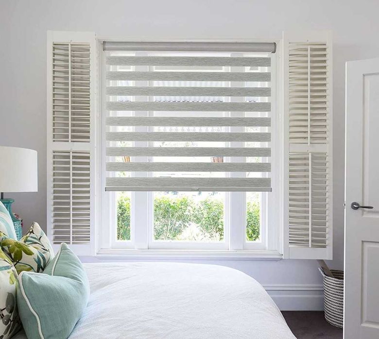 Щори ECD  Ролетни, Текстилни, Двойни, Без пробиване-цветове и размери