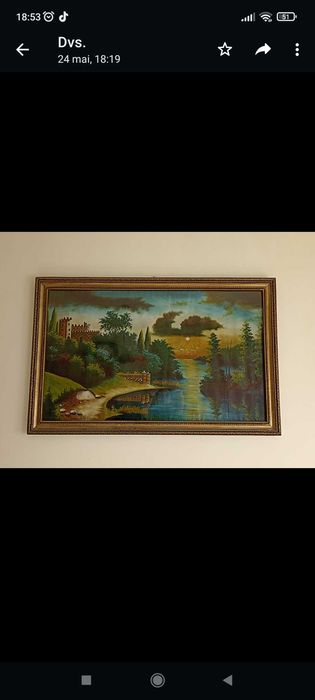 Vând tablouri vechi, in ulei semnate