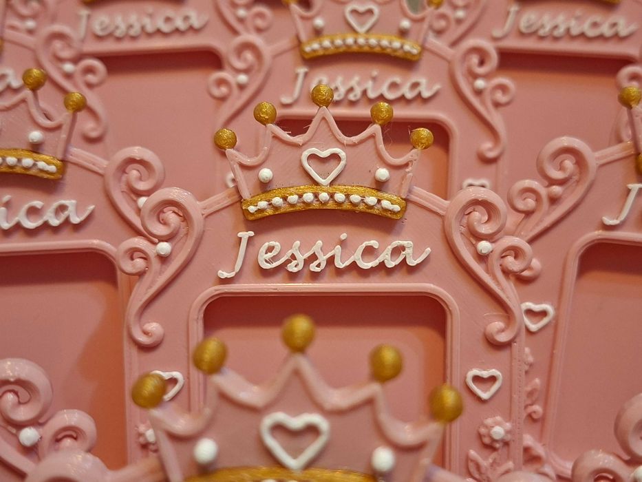 Mărturii de botez / Ramă personalizată printată 3D
