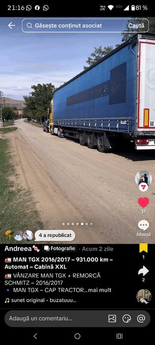 De vânzare  MAN TGX