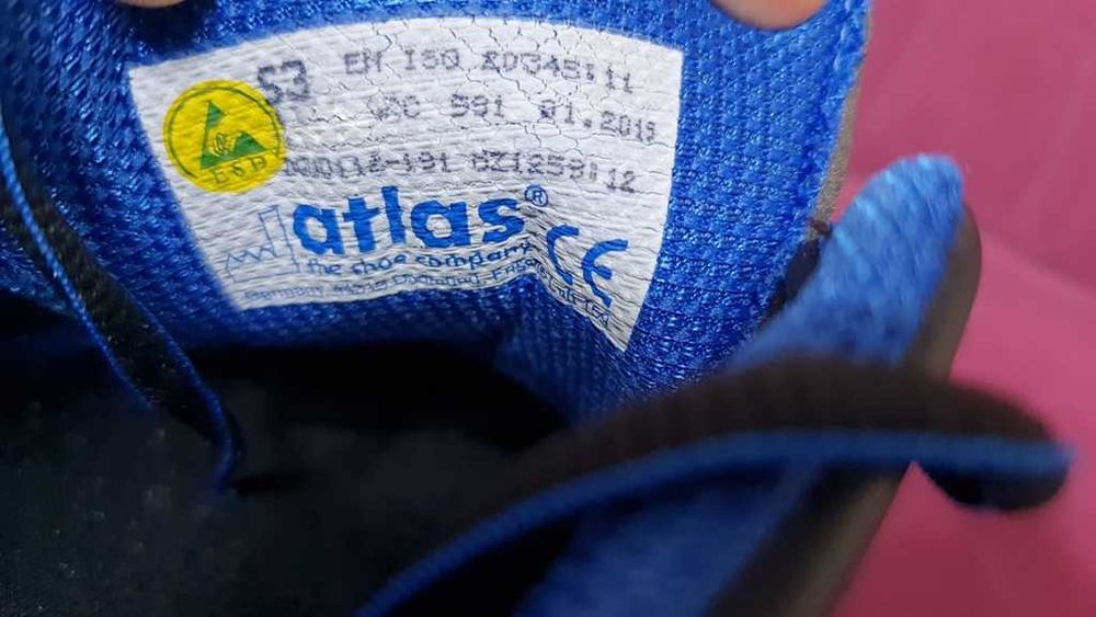 Pantofi piele de la ATLAS S3 ESD gen Uvex marimea 46