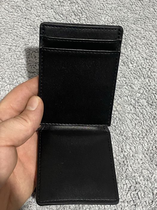 Portofel din piele negru marca Guess